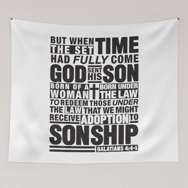 Item preview, Galatians 4:4-5 designed and sold by plushism.