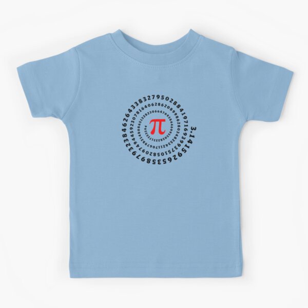 Pi, π, spiral, Science, Mathematics, Math, Irrational Number, Sequence Kids T-Shirt