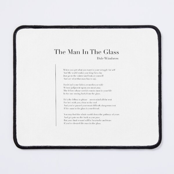 Item preview, The Man In The Glass by Dale Wimbrow designed and sold by wisemagpie.