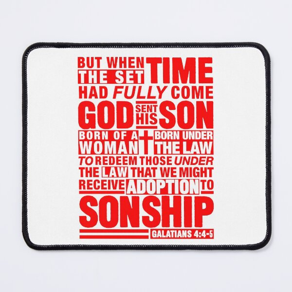 Item preview, Galatians 4:4-5 designed and sold by plushism.