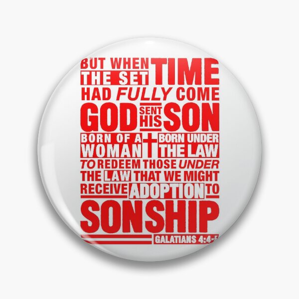 Item preview, Galatians 4:4-5 designed and sold by plushism.
