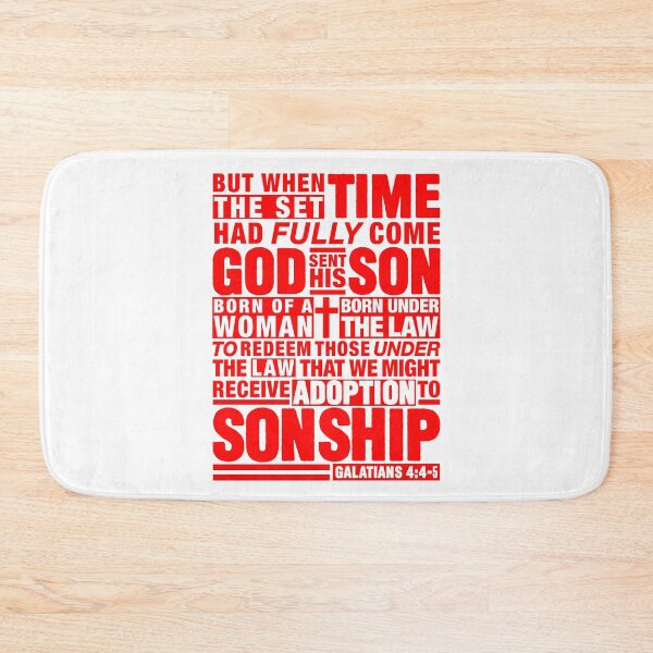 Item preview, Galatians 4:4-5 designed and sold by plushism.