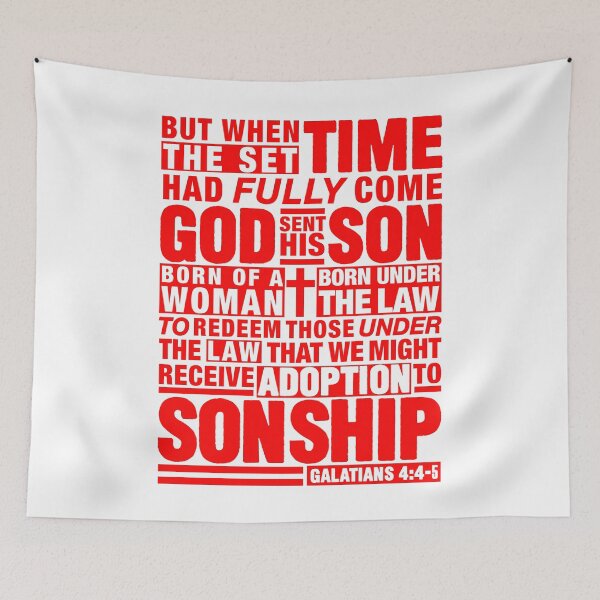 Item preview, Galatians 4:4-5 designed and sold by plushism.