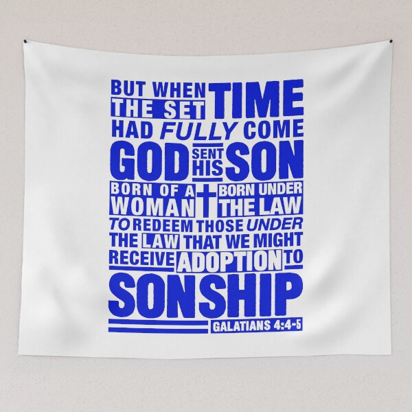 Item preview, Galatians 4:4-5 designed and sold by plushism.