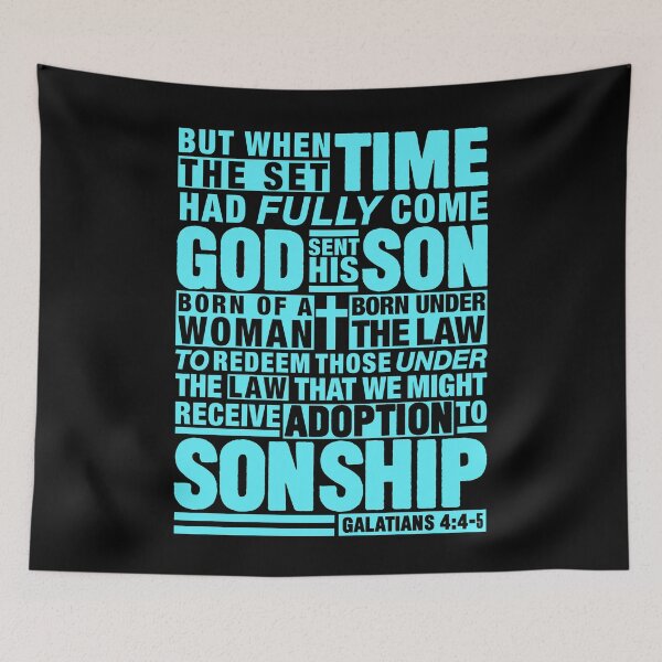 Item preview, Galatians 4:4-5 designed and sold by plushism.