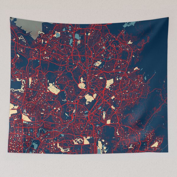 Item preview, Kuala Lumpur City Map of Malaysia - Hope designed and sold by deMAP.