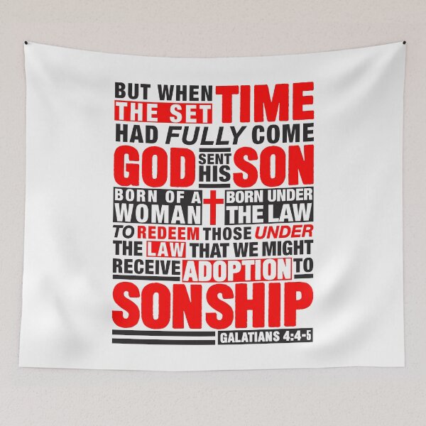 Item preview, Galatians 4:4-5 designed and sold by plushism.