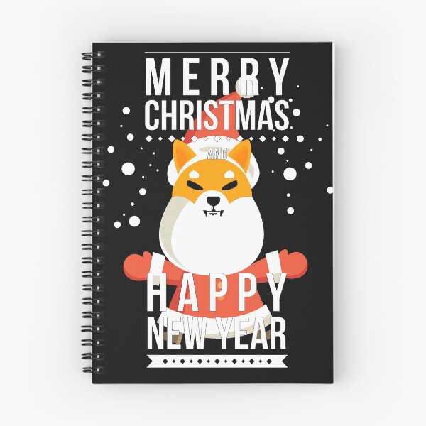 Item preview, Merry Christmas And Happy New Year SHIBA designed and sold by SME-Store.