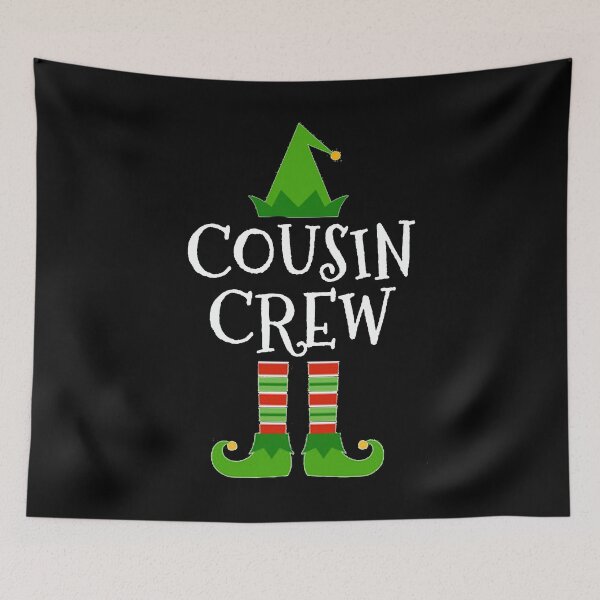 Item preview, Cousin Crew Elf Matching Family Group Christmas print designed and sold by TopRatedDesigns.