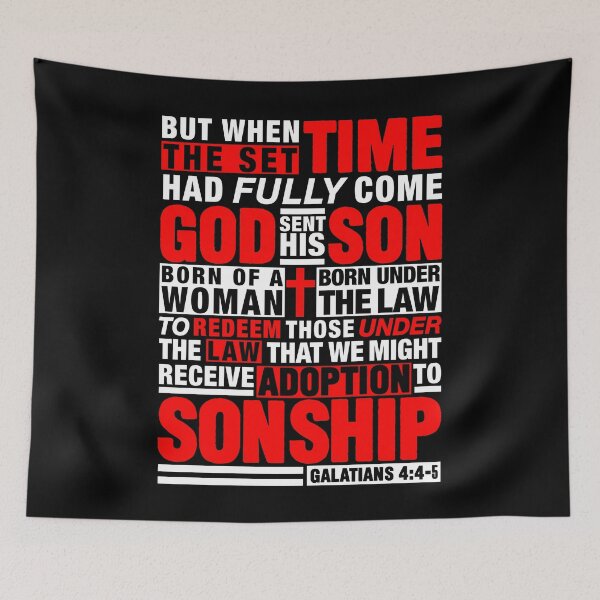 Item preview, Galatians 4:4-5 designed and sold by plushism.