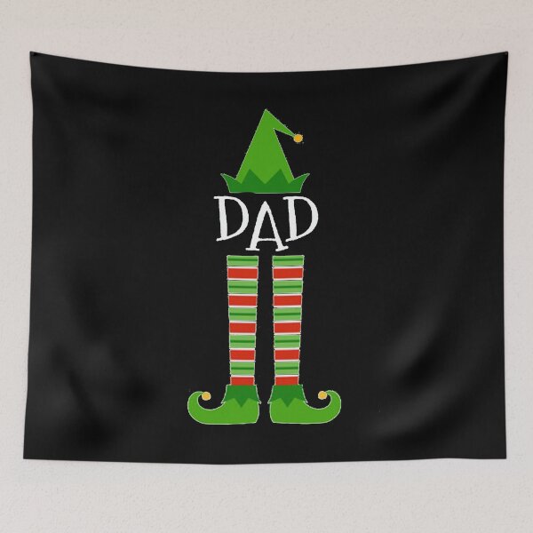 Item preview, Dad Elf Matching Family Group Christmas print designed and sold by TopRatedDesigns.