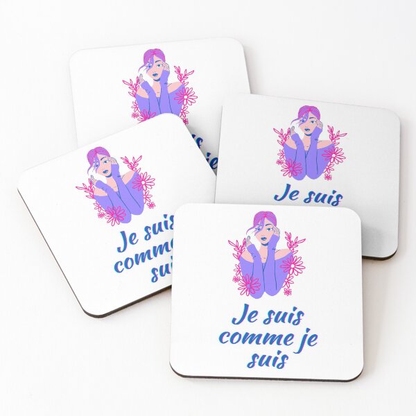 Item preview,  I am what I am - popular french quotes theme gifts (in white)  designed and sold by RebelliousRosee.