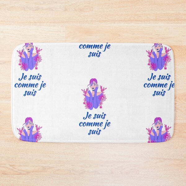 Item preview,  I am what I am - popular french quotes theme gifts (in white)  designed and sold by RebelliousRosee.