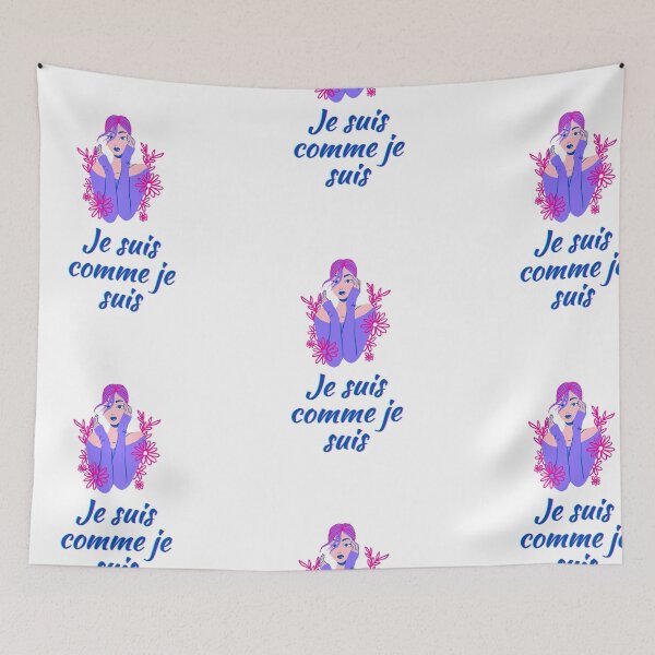 Item preview,  I am what I am - popular french quotes theme gifts (in white)  designed and sold by RebelliousRosee.