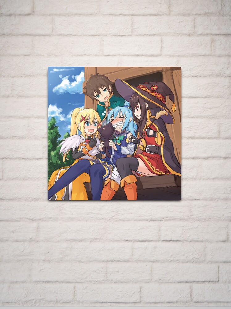 Chomusuke Konosuba Megumin Satou Kazuma Aqua Darkness Anime Men T