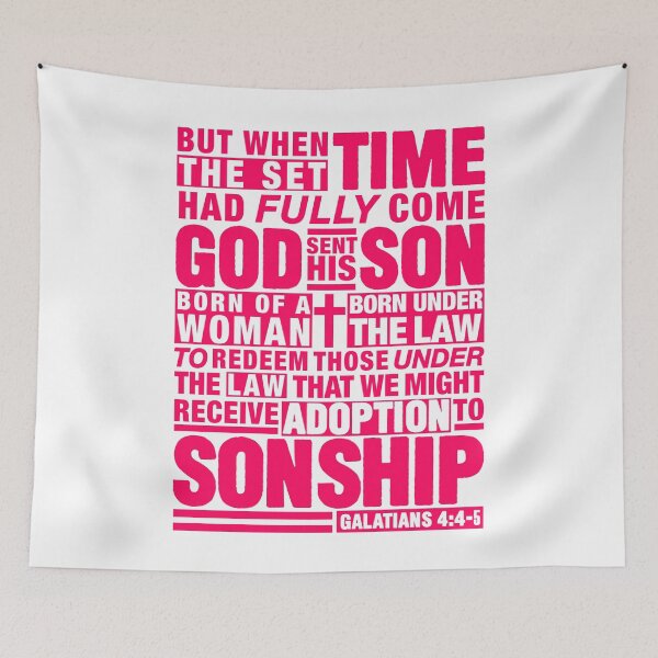 Item preview, Galatians 4:4-5 designed and sold by plushism.