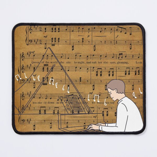 Item preview, The Pianist Plays Lullaby designed and sold by Hatomomox.