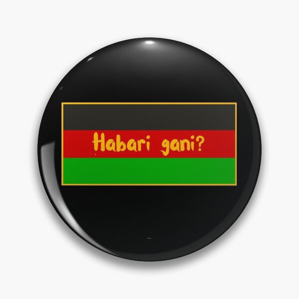Item preview, Habari gani? Horizontal Kwanzaa Bandera designed and sold by charqui.