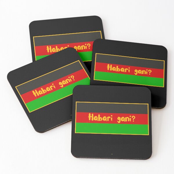 Item preview, Habari gani? Horizontal Kwanzaa Bandera designed and sold by charqui.