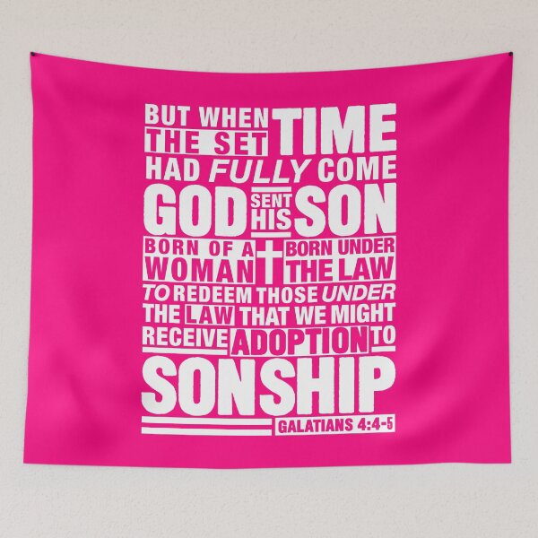 Item preview, Galatians 4:4-5 designed and sold by plushism.