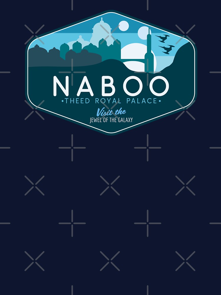 Thumbnail 7 of 7, Classic T-Shirt, Naboo - Theed Royal Palace - Visit the Jewel of the Galaxy designed and sold by magrodanny.