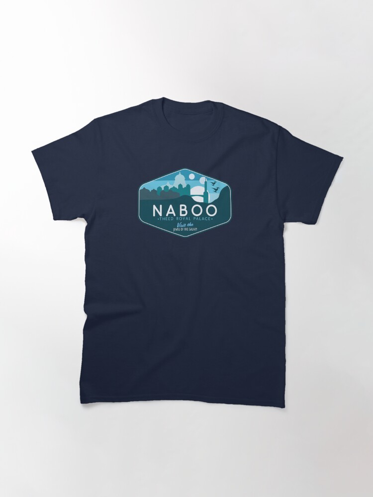 Thumbnail 3 of 7, Classic T-Shirt, Naboo - Theed Royal Palace - Visit the Jewel of the Galaxy designed and sold by magrodanny.