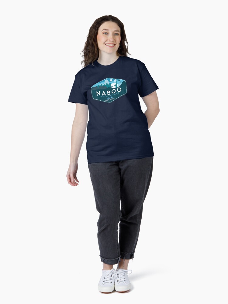 Thumbnail 4 of 7, Classic T-Shirt, Naboo - Theed Royal Palace - Visit the Jewel of the Galaxy designed and sold by magrodanny.