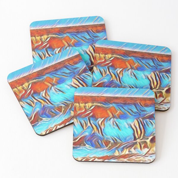 Item preview, Oacian Blue- Wave Art Design  designed and sold by mindmaster007.
