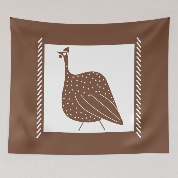 Item preview, Ethnic Sadza Batik Fabric Print Zimbabwe- Brown  designed and sold by DesignbyDAE.