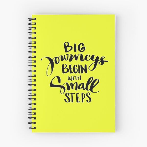 Item preview, Big journeys begin with small steps designed and sold by BROWNEESHOUSE.