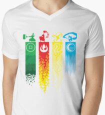 Avatar- Four Elements Men's V-Neck T-Shirt