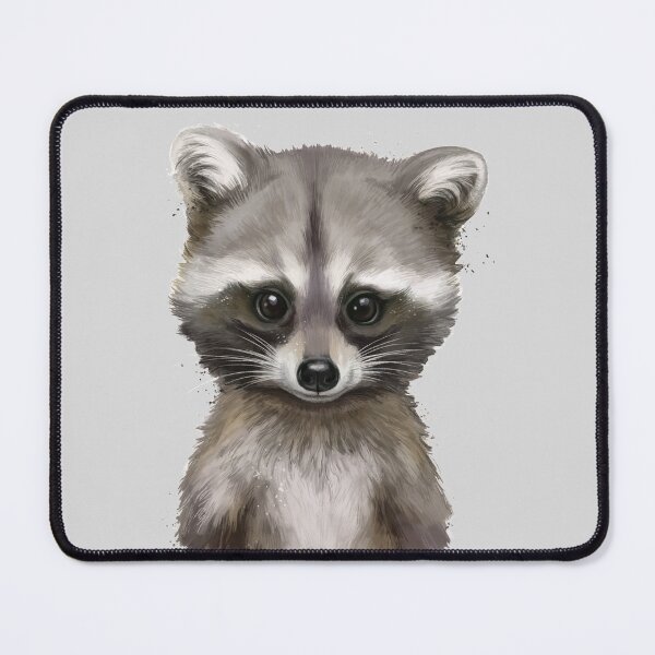 Item preview, baby raccoon designed and sold by Niti-Niti.