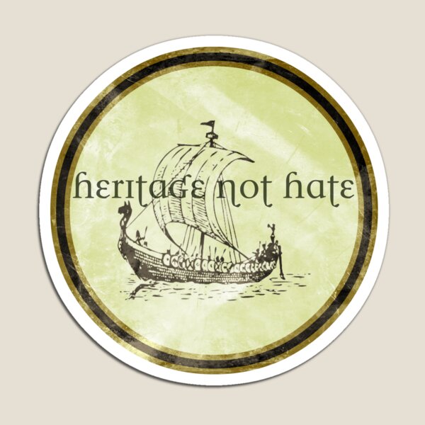Viking Heritage Not Hate Magnet