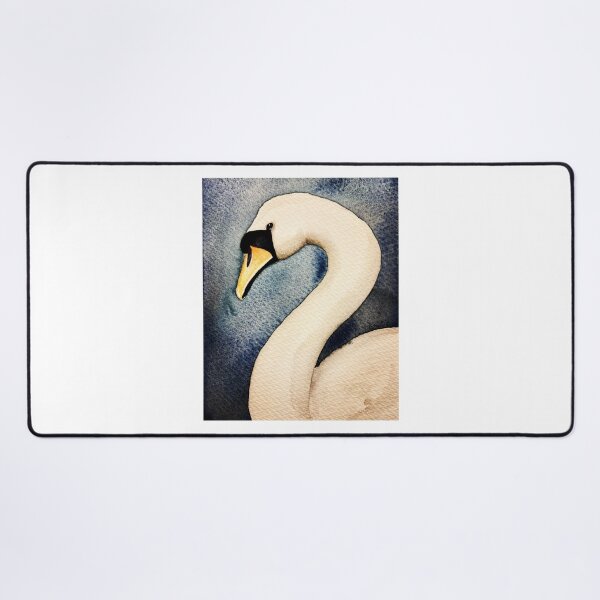 Indigo-Swan Desk Mat