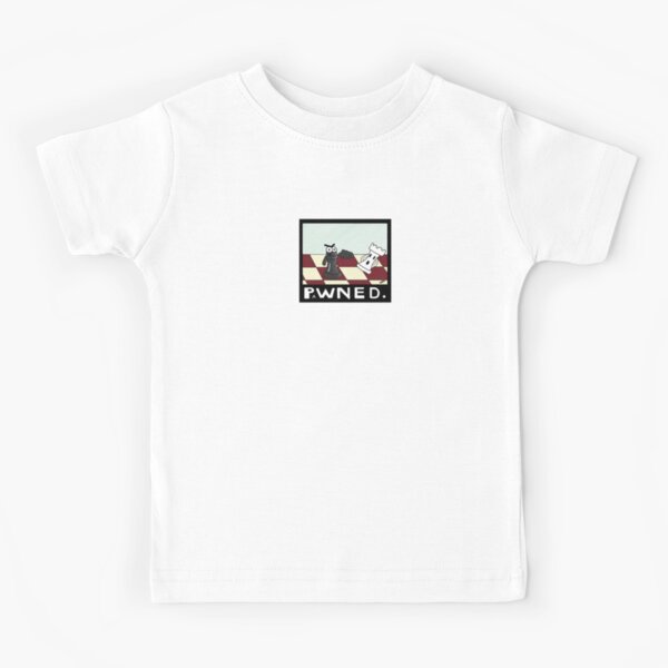 Pwned Kids T Shirts Redbubble - pwned t shirt roblox