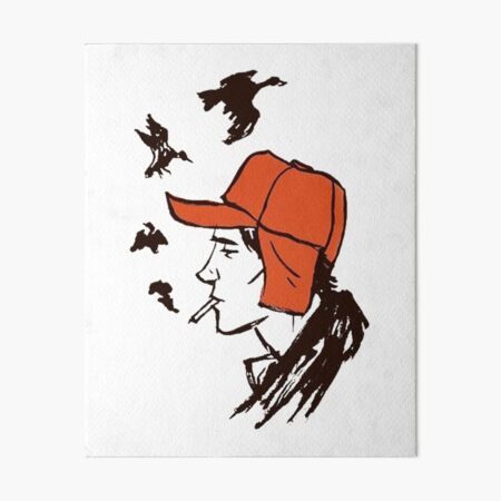 Holden Caulfield,  I'd just be the catcher in the rye and all Art Board  Print for Sale by mindesigner