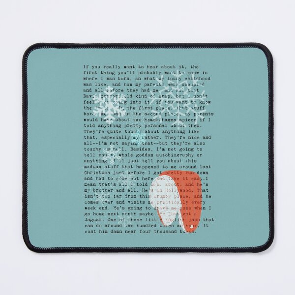 Item preview, Catcher in the Rye First Page    designed and sold by MARTINIFUSION.