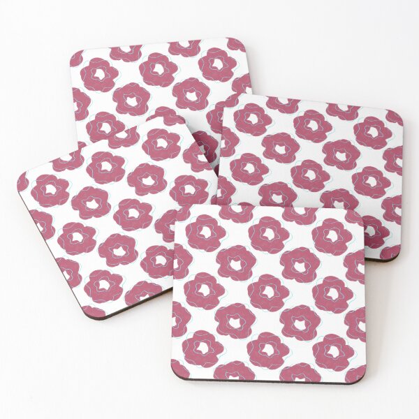 Item preview, Pink loose pencil flowers pattern designed and sold by IevaLiART.