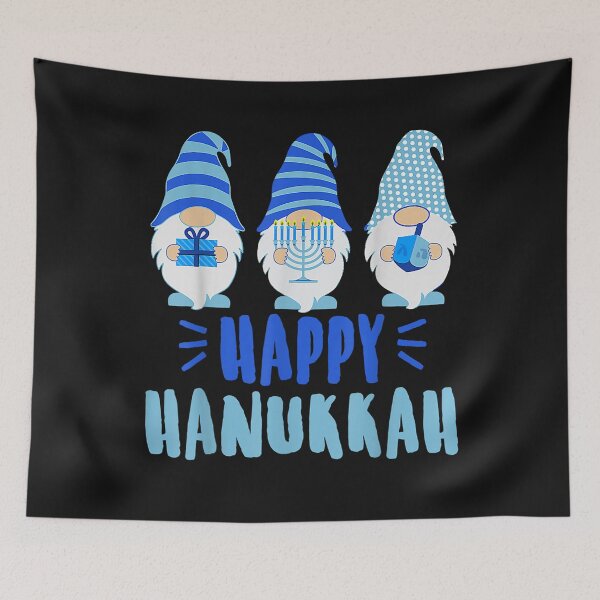 Item preview, Happy Hanukkah 2021 Gnome Menorah Dreidel Ugly Christmas T-Shirt  designed and sold by Chambers-Avara.
