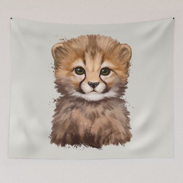 Item preview, baby cheetah designed and sold by Niti-Niti.