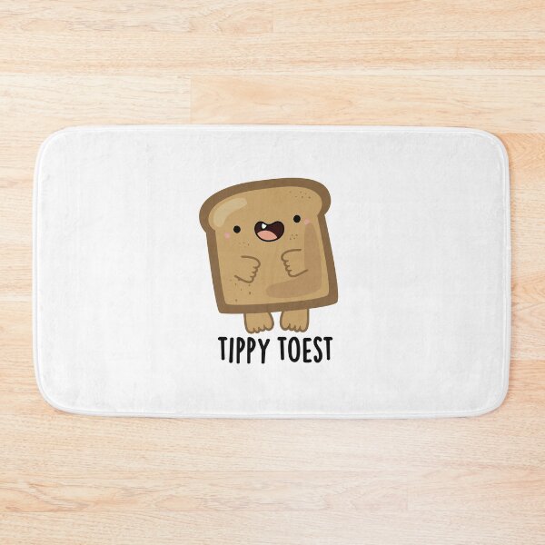 Item preview, Tippy Toest Tippy Toe Funny Toast Puns  designed and sold by punnybone.