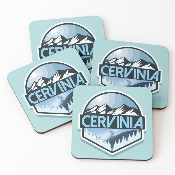Item preview, Cervinia Italy Italia Ski Skiing Sticker T-Shirt 02 designed and sold by OuterShellUK.