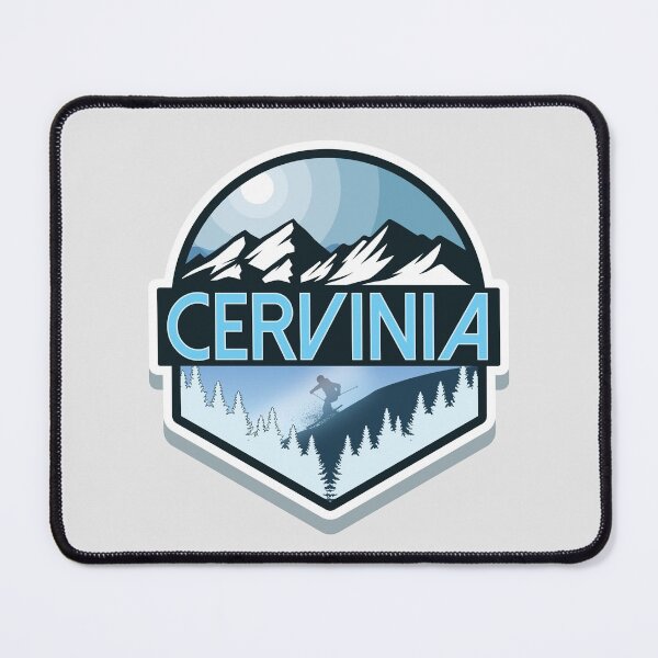Item preview, Cervinia Italy Italia Ski Skiing Sticker T-Shirt 02 designed and sold by OuterShellUK.
