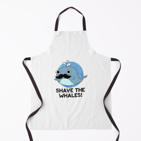 Item preview, Shave The Whales Funny Animal Puns  designed and sold by punnybone.