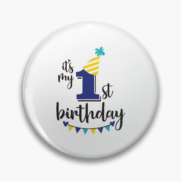 Item preview, 1st birthday 1 year of being awesome 1 year kid girl boy Off birthday Vacation Inspiration Joy Mood designed and sold by DesignByHeartUK.
