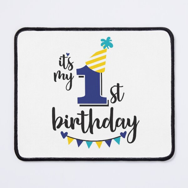 Item preview, 1st birthday 1 year of being awesome 1 year kid girl boy Off birthday Vacation Inspiration Joy Mood designed and sold by DesignByHeartUK.
