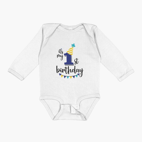 Item preview, 1st birthday 1 year of being awesome 1 year kid girl boy Off birthday Vacation Inspiration Joy Mood designed and sold by DesignByHeartUK.