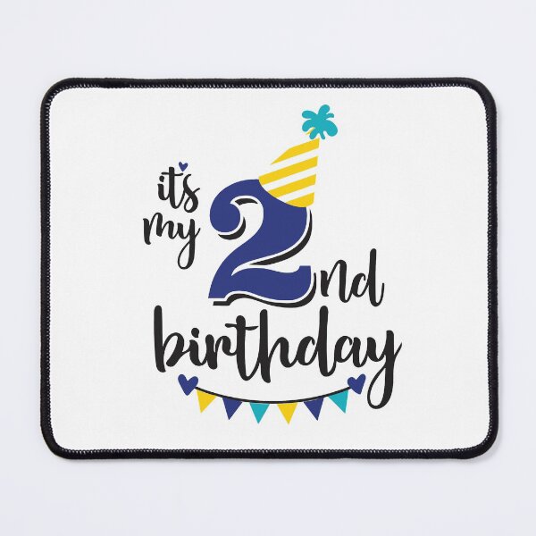 Item preview, 2nd birthday 2 years of being awesome 2 years kid girl boy Off birthday Vacation Inspiration Joy Mood designed and sold by DesignByHeartUK.