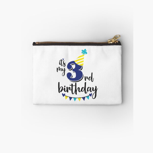 Item preview, 3rd birthday 3 years of being awesome 3 years kid girl boy Off birthday Vacation Inspiration Joy Mood designed and sold by DesignByHeartUK.