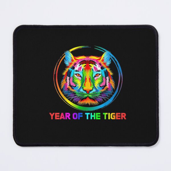 Item preview, Colorful Tiger Face CNY Happy New Year of the Tiger 2022 T-Shirt designed and sold by Chambers-Avara.